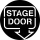 H200 stage door sign