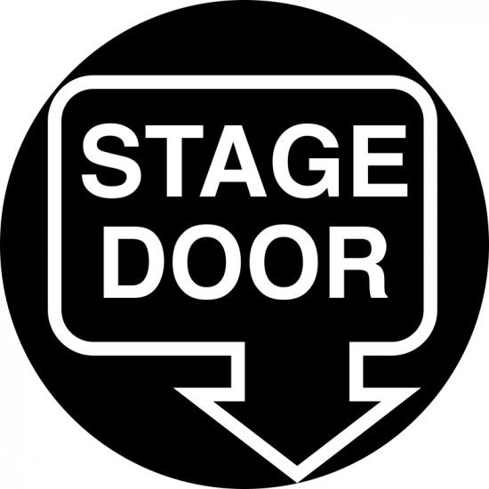 H200 stage door sign